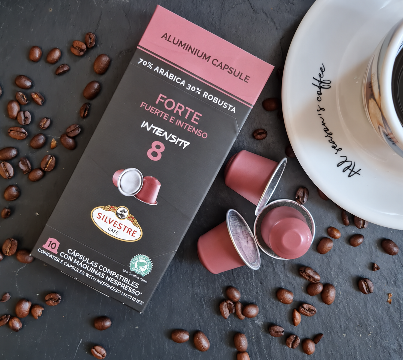 Капсулы Forte, совместимые с кофемашинами Nespresso