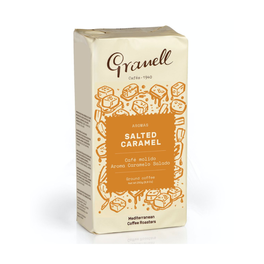 Молотый кофе с ароматом СОЛЁНОЙ КАРАМЕЛИ GRANELL, 250г / Испания