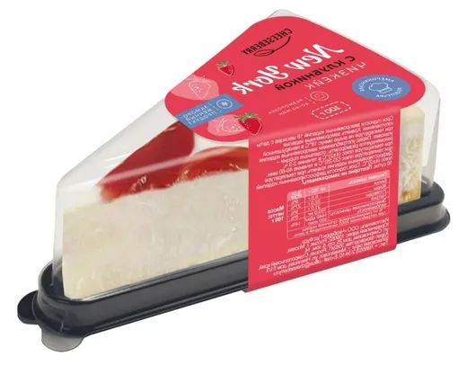 Чизкейк New - York с клубникой суфле творожное