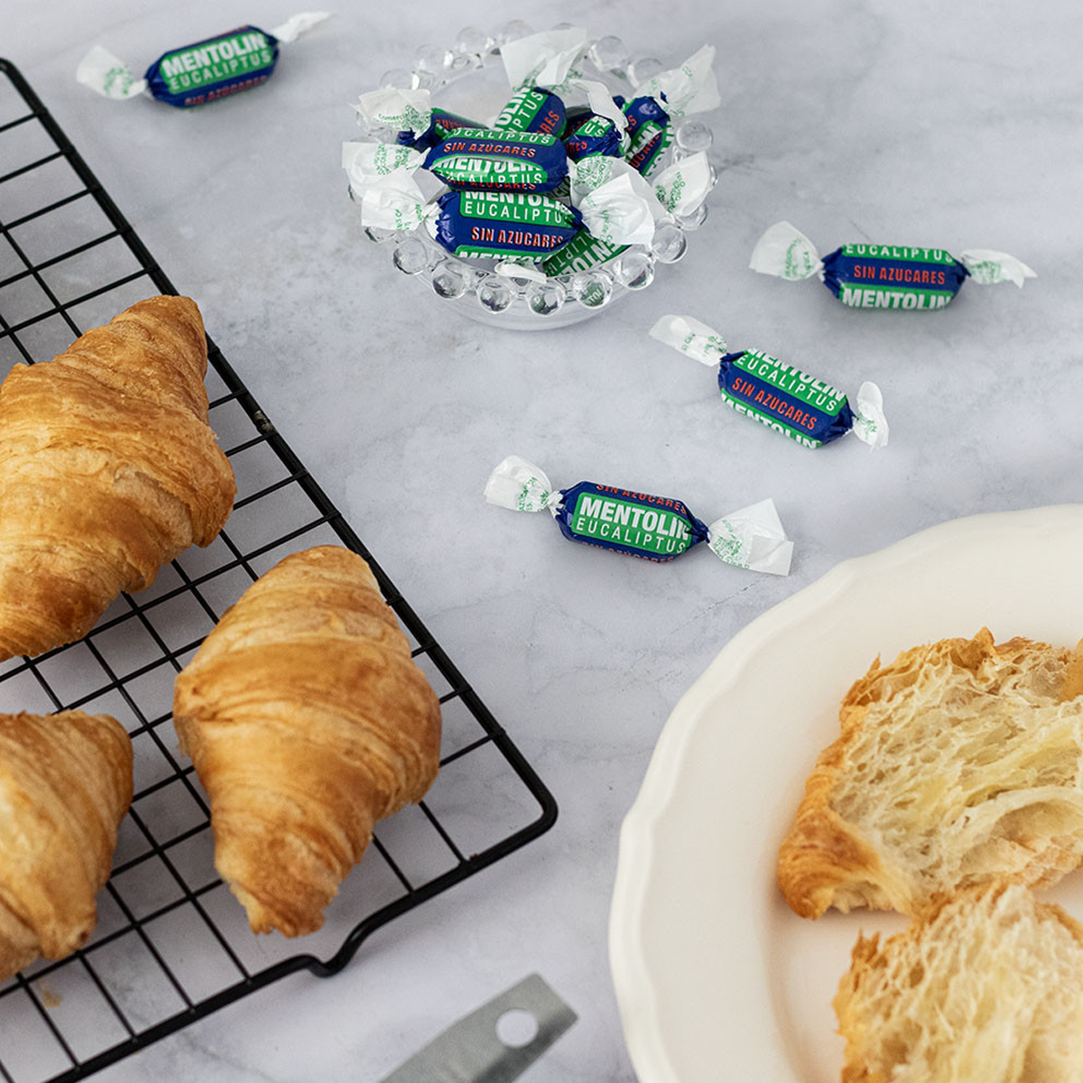 Леденцы без сахара со вкусом эвкалипта на подсластителе 100 гр