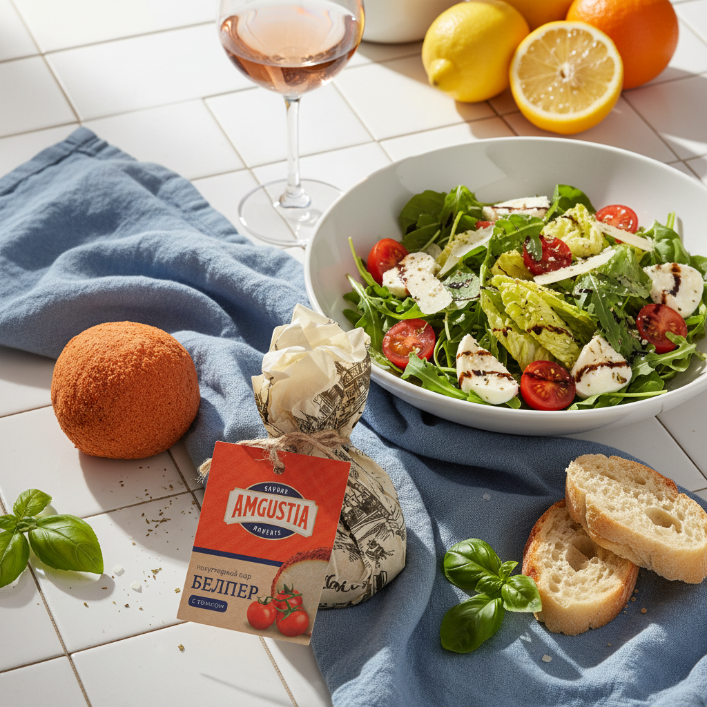 Сыр полутвердый Белпер томат