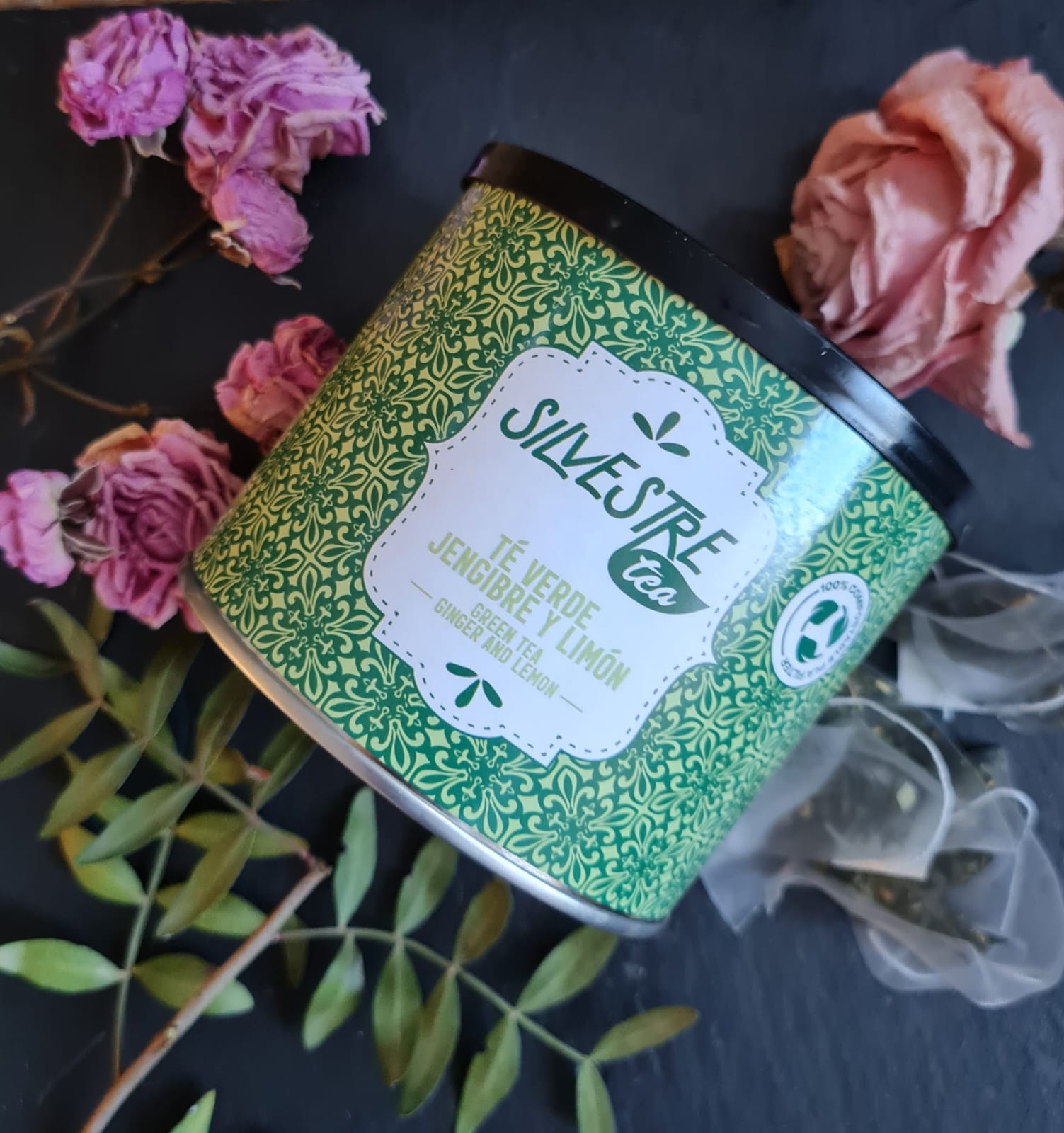 Зеленый чай с имбирем и лимоном