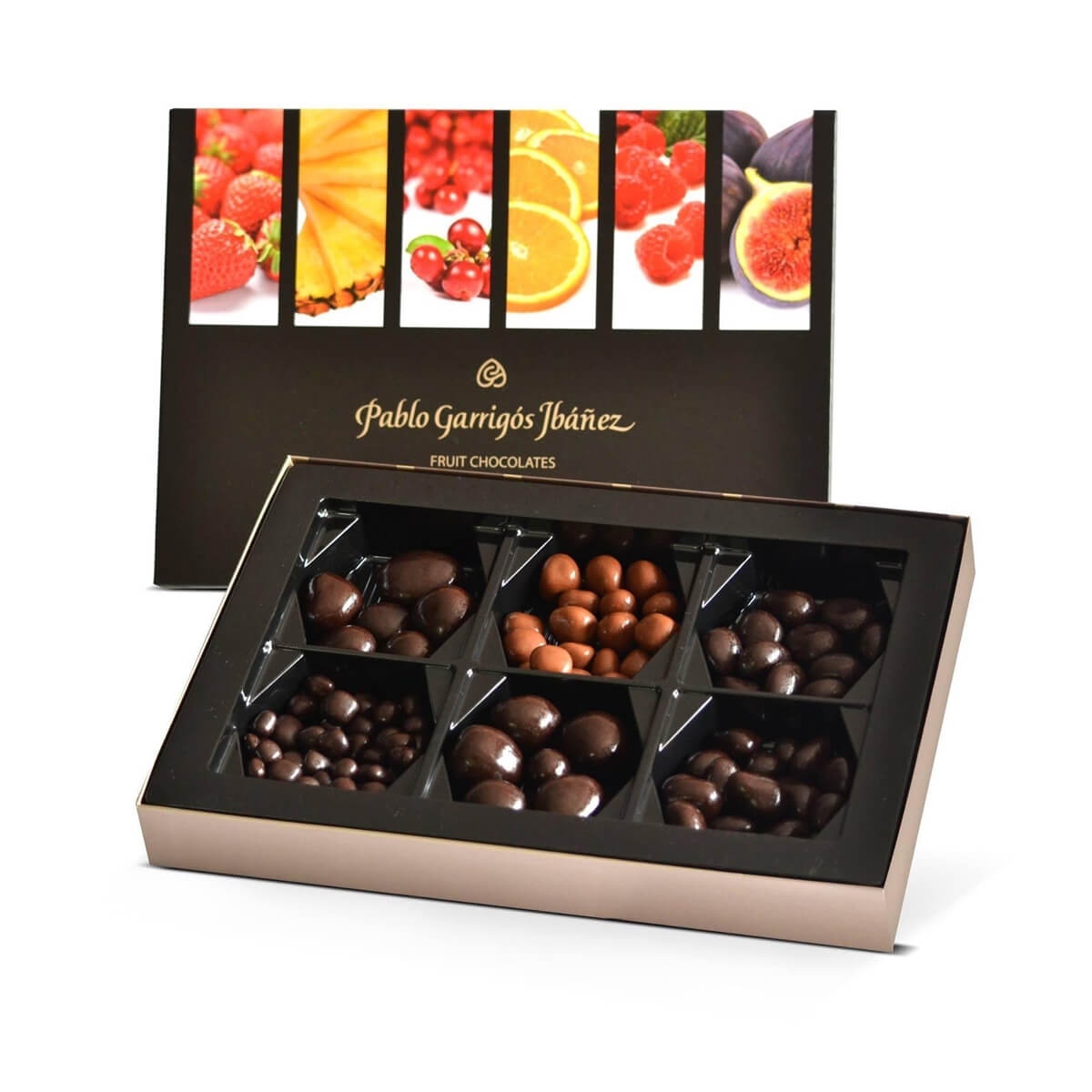 Ассорти фруктов в шоколаде