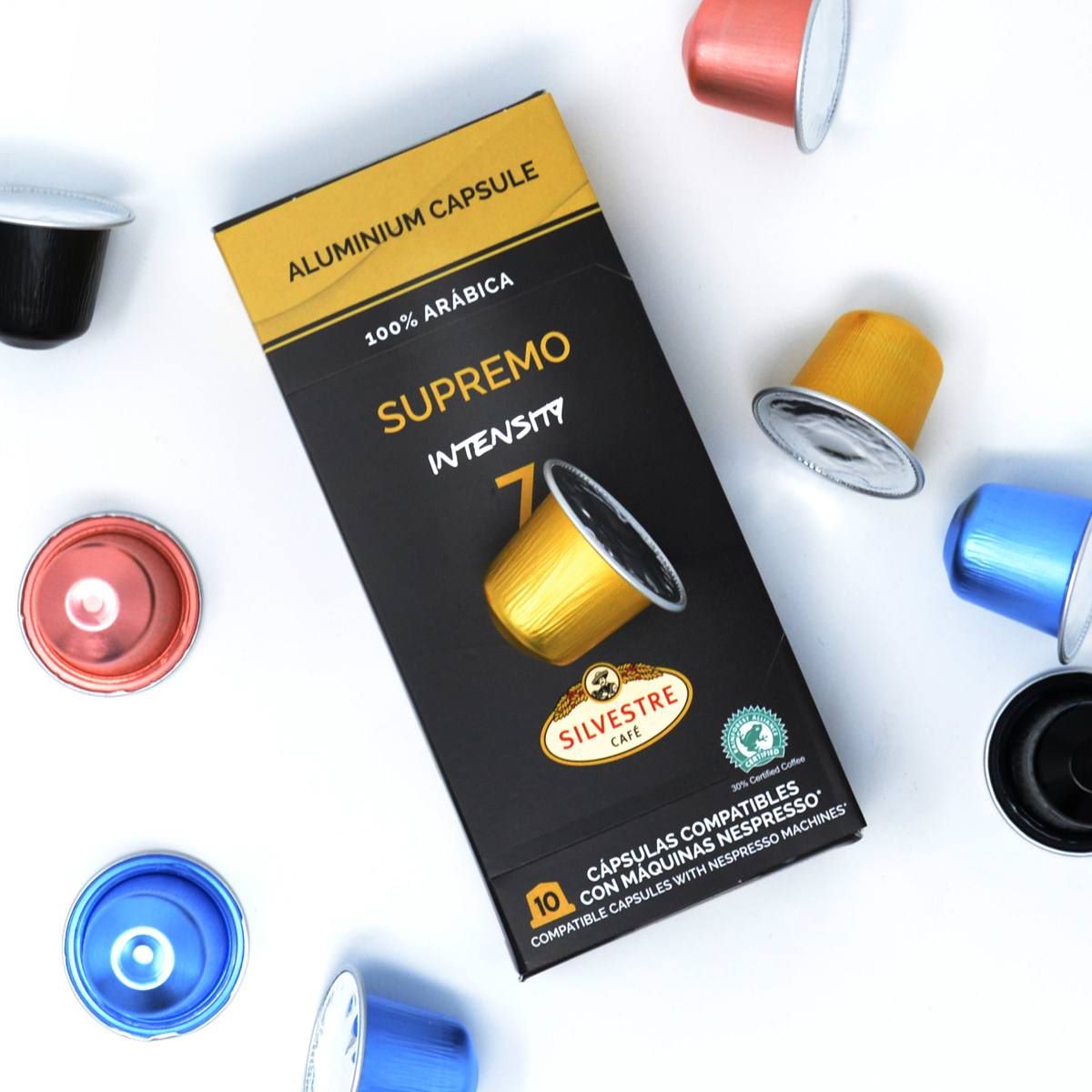 Капсулы Supremo, совместимые с кофемашинами Nespresso