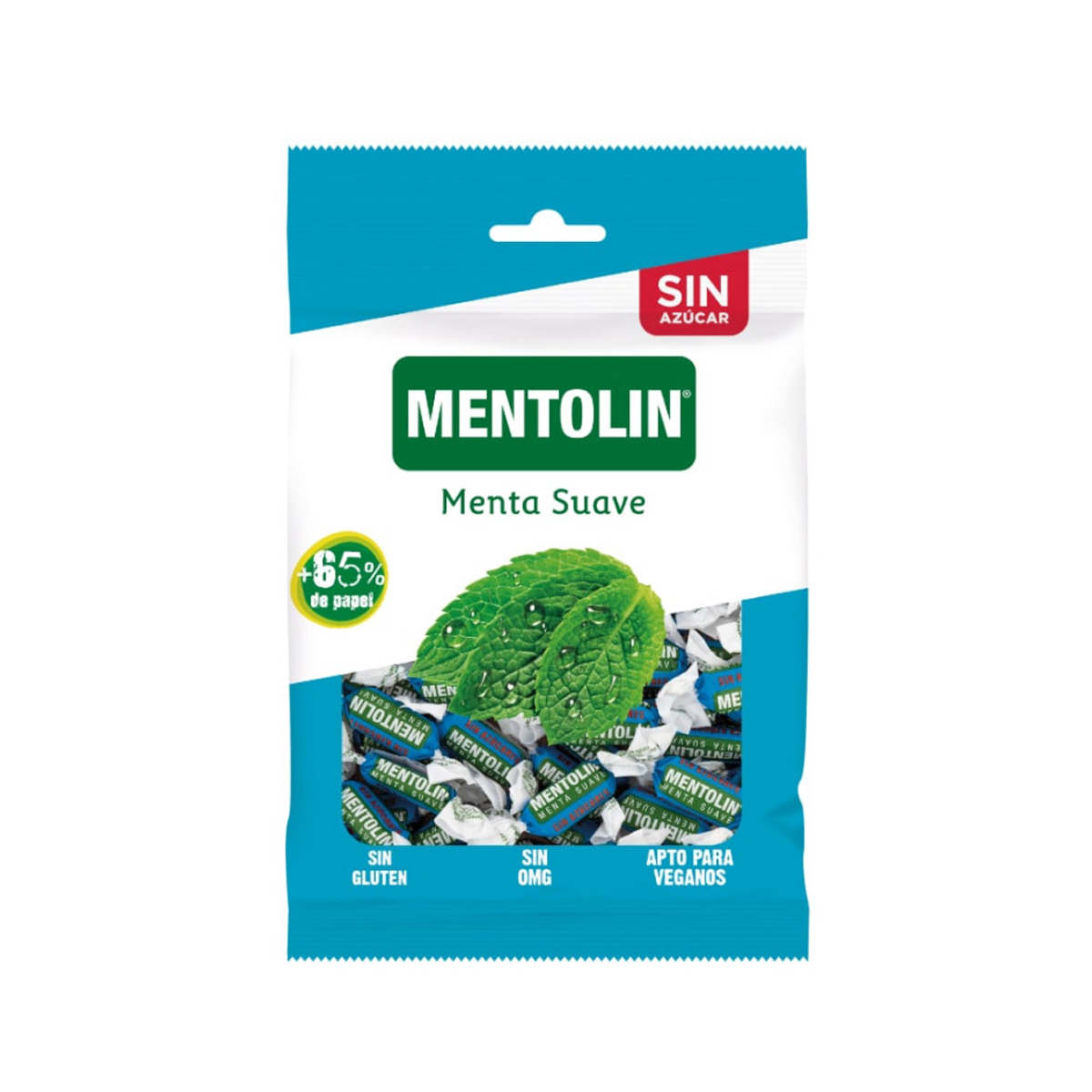 Леденцы без сахара со вкусом мяты на подсластителе 100 гр