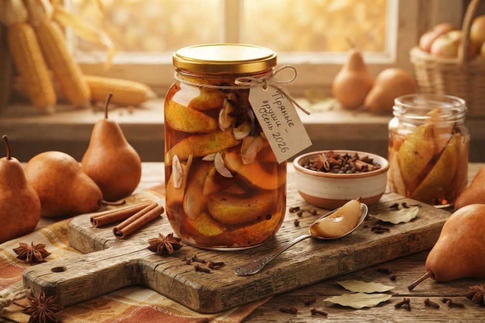 Пряные маринованные груши: необычная закуска на зиму