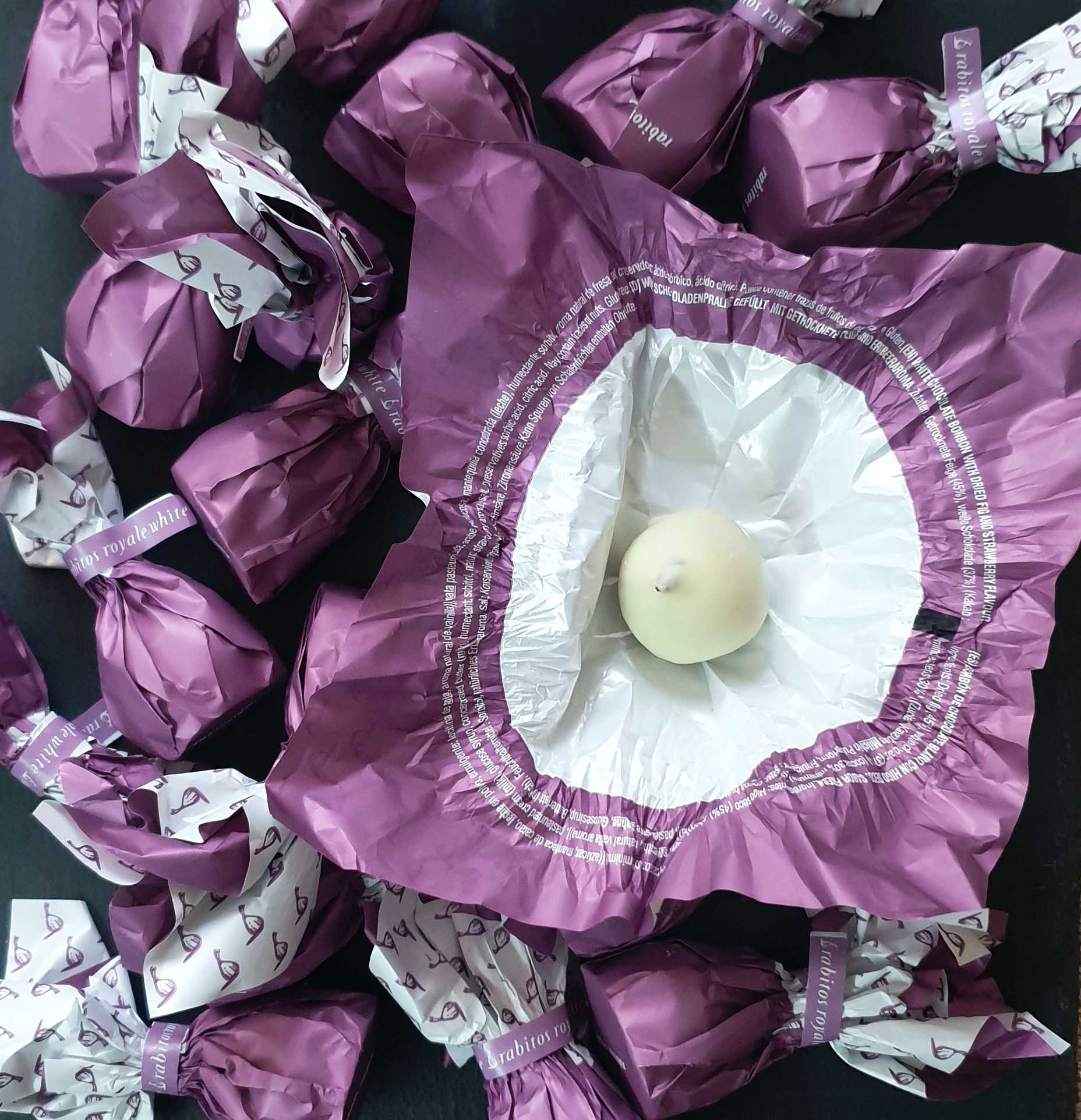 Инжир в белом шоколаде White Рабитос Рояль 1кг