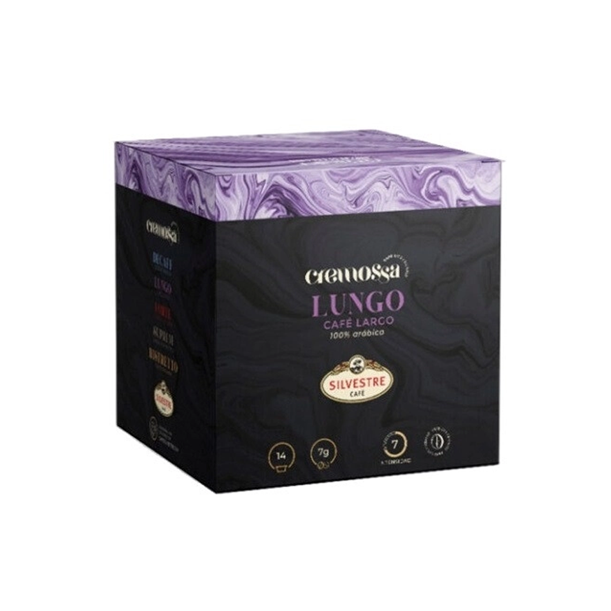 Капсулы CREMOSSA ESPRESSO LUNGO для кофемашин Silvestre