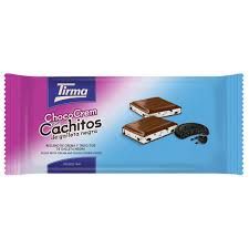 Шоколад молочный с кремовой начинкой и кусочками печенья