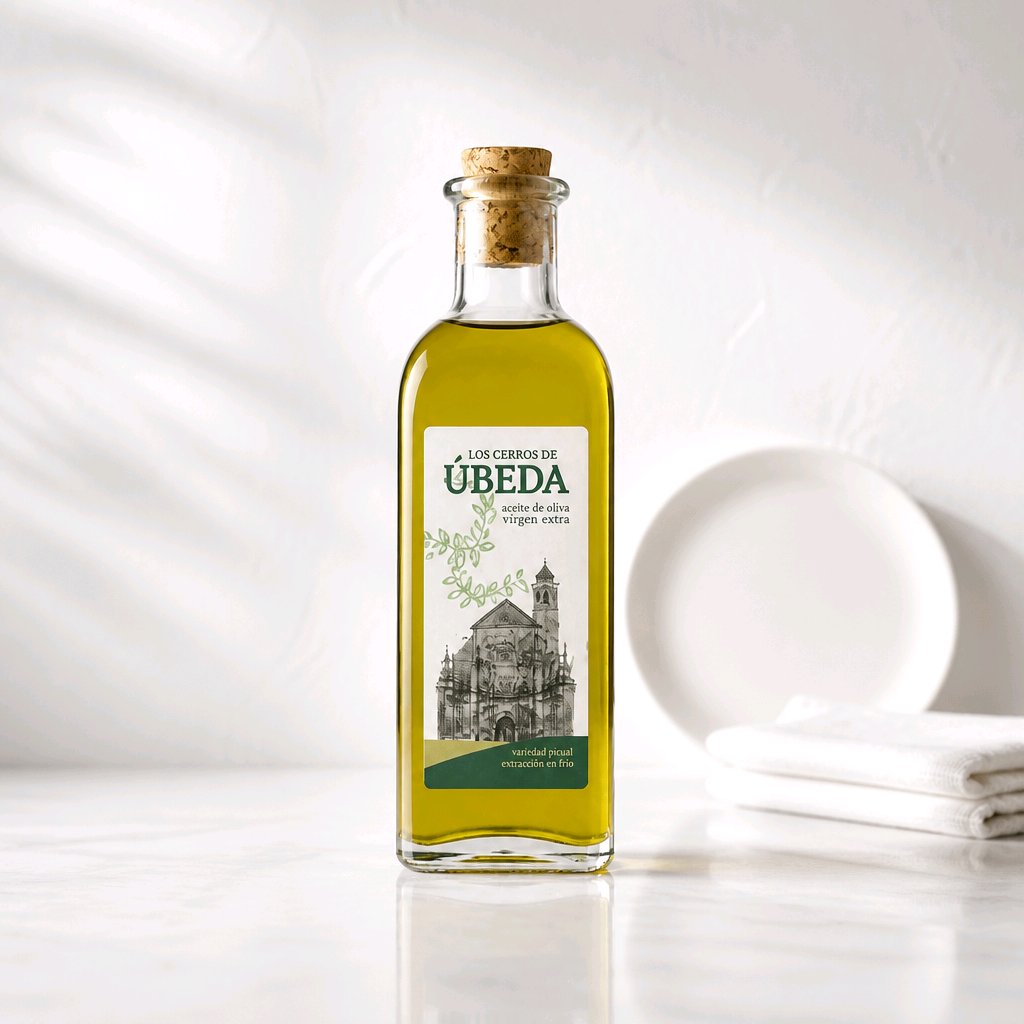 Масло оливковое E.V. Ubeda Пикуаль бутылка с пробкой