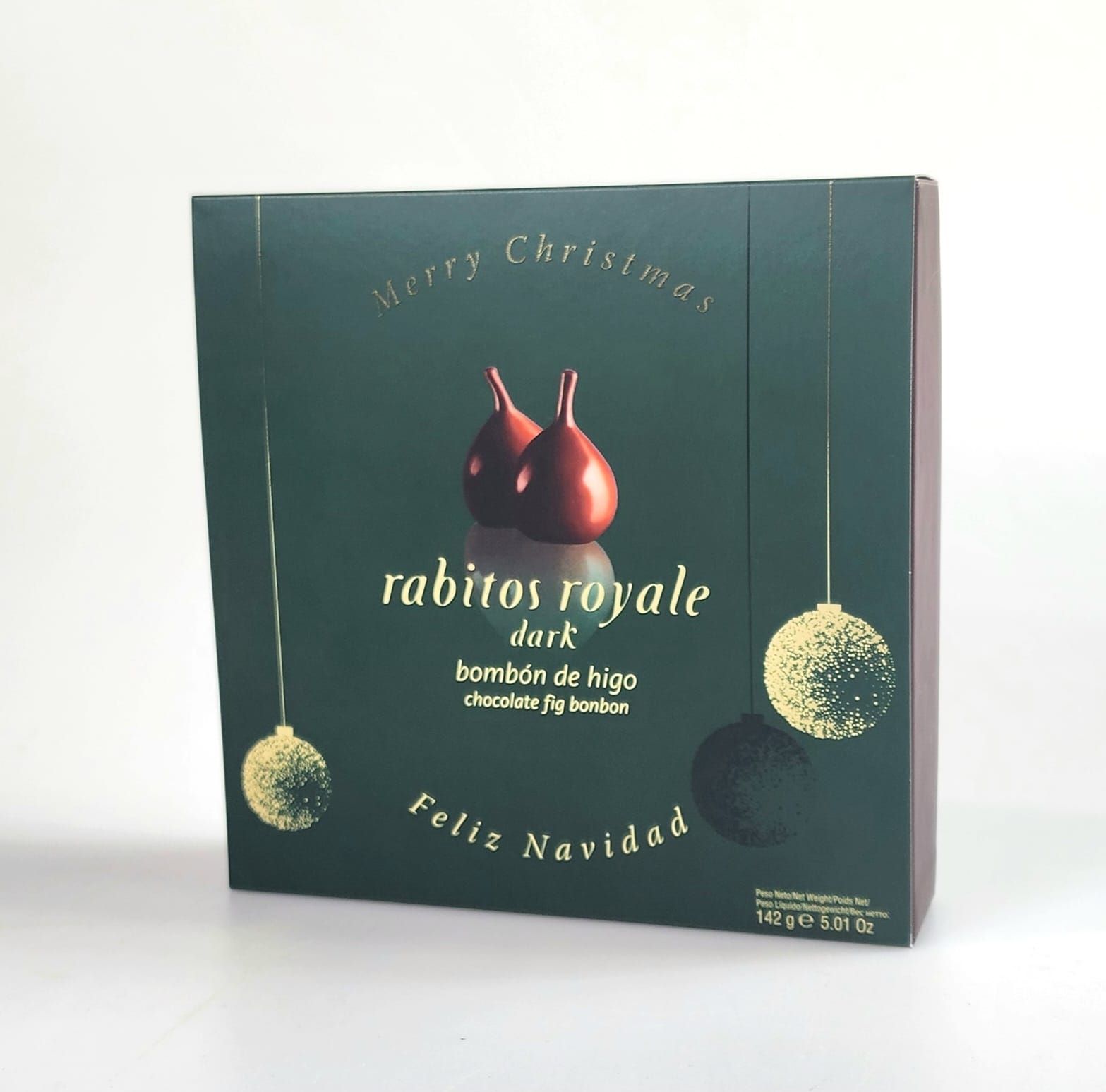 Инжир в шоколаде Dark Rabitos Royale в Новогоднем шубере №8