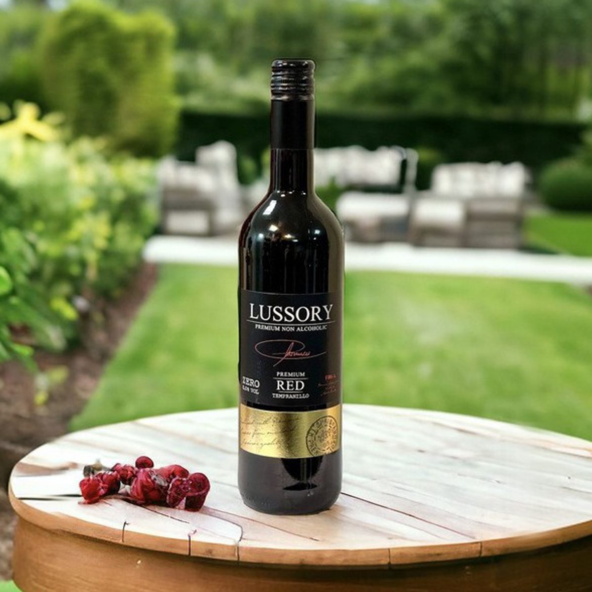 Напиток безалкогольный Красный Темпранильо без алкоголя Премиум Lussory Premium Red