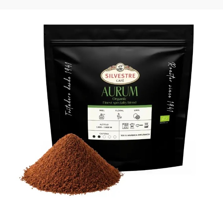 Органический молотый кофе Silvestre AURUM 100% Арабика плантационный Перу, 250 г