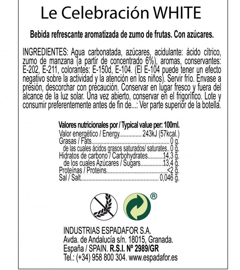 Безалкогольный газированный напиток серия Премиум Белый виноград