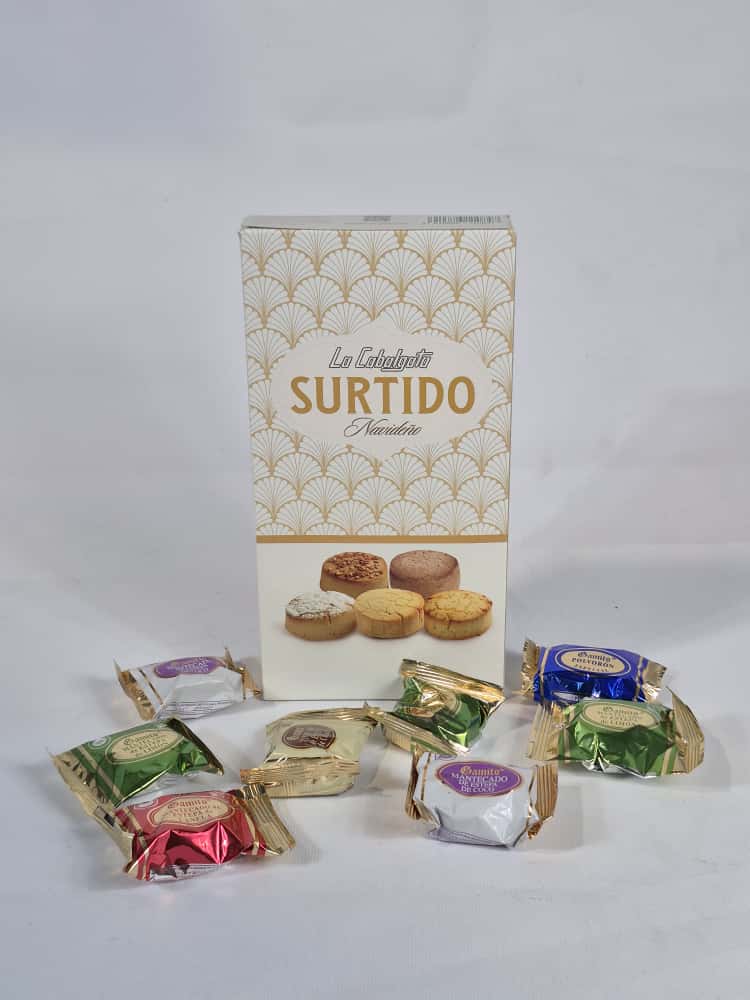 Ассорти испанских десертов Полворон и Мантекадос из Эстепы (картон. коробка)