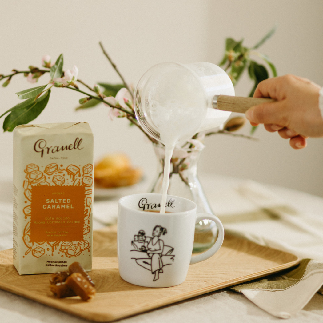 Молотый кофе с ароматом СОЛЁНОЙ КАРАМЕЛИ GRANELL, 250г / Испания