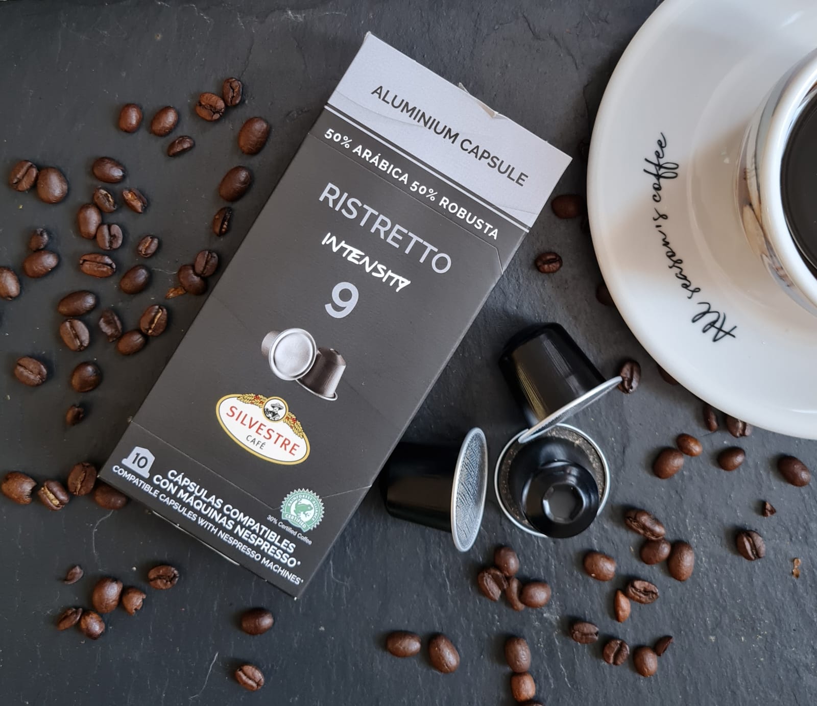 Капсулы Ristretto, совместимые с кофемашинами Nespresso