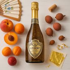 Напиток безалкогольный Золотое игристое вино без алкоголя Премиум Айрен Lussory Gold 24K