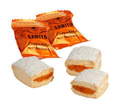 Испанский десерт Кортадито с апельсиновой начинкой