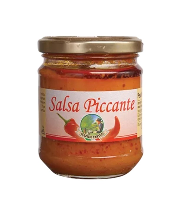 Пикантный соус Salsa Picccante из сладкого перца с добавлением острого перца чили Sulpizio Tartufi 180г, Италия