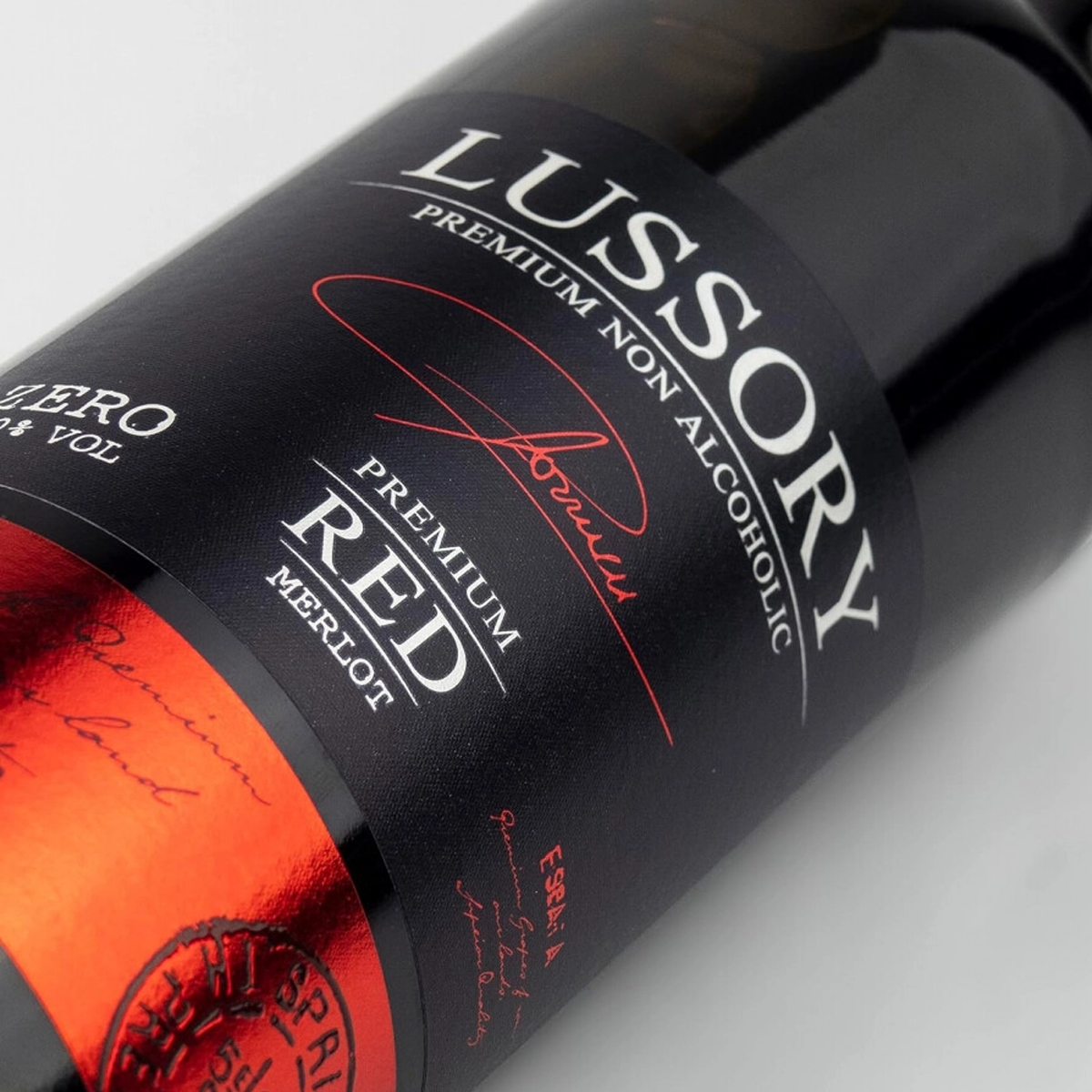 Напиток безалкогольный Красный Мерло без алкоголя Премиум Lussory Premium Red Merlot