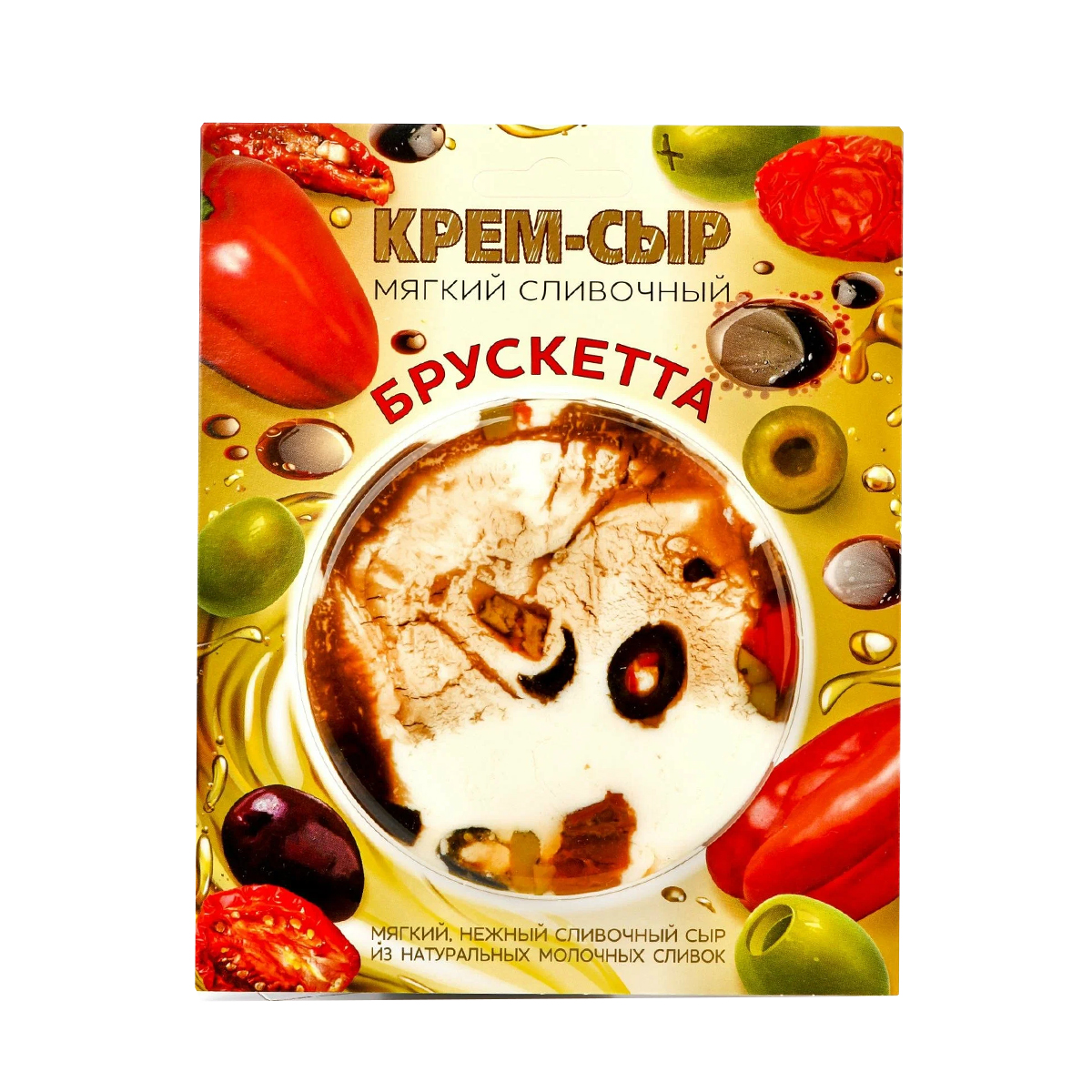 Брускетта мягкий сливочный крем-сыр