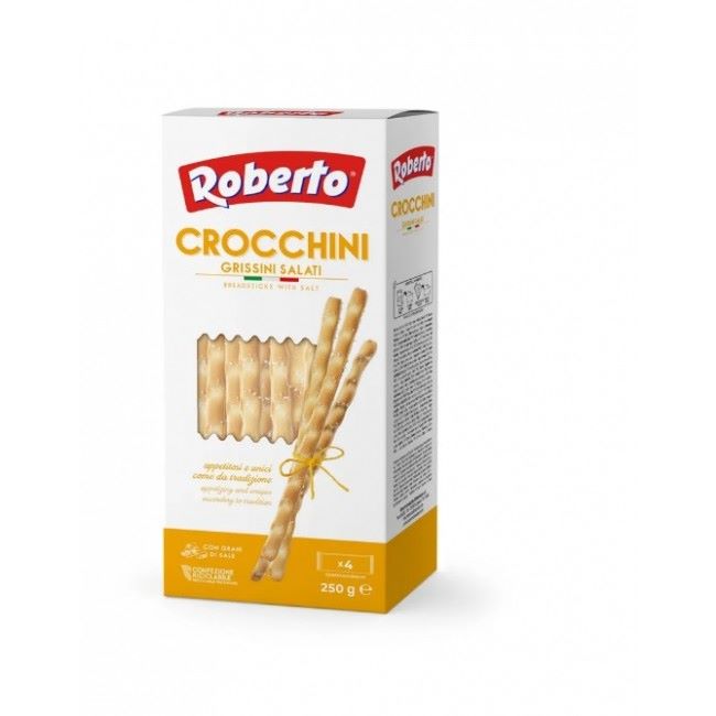 Палочки хлебные Гриссини Кроккини соленые Roberto