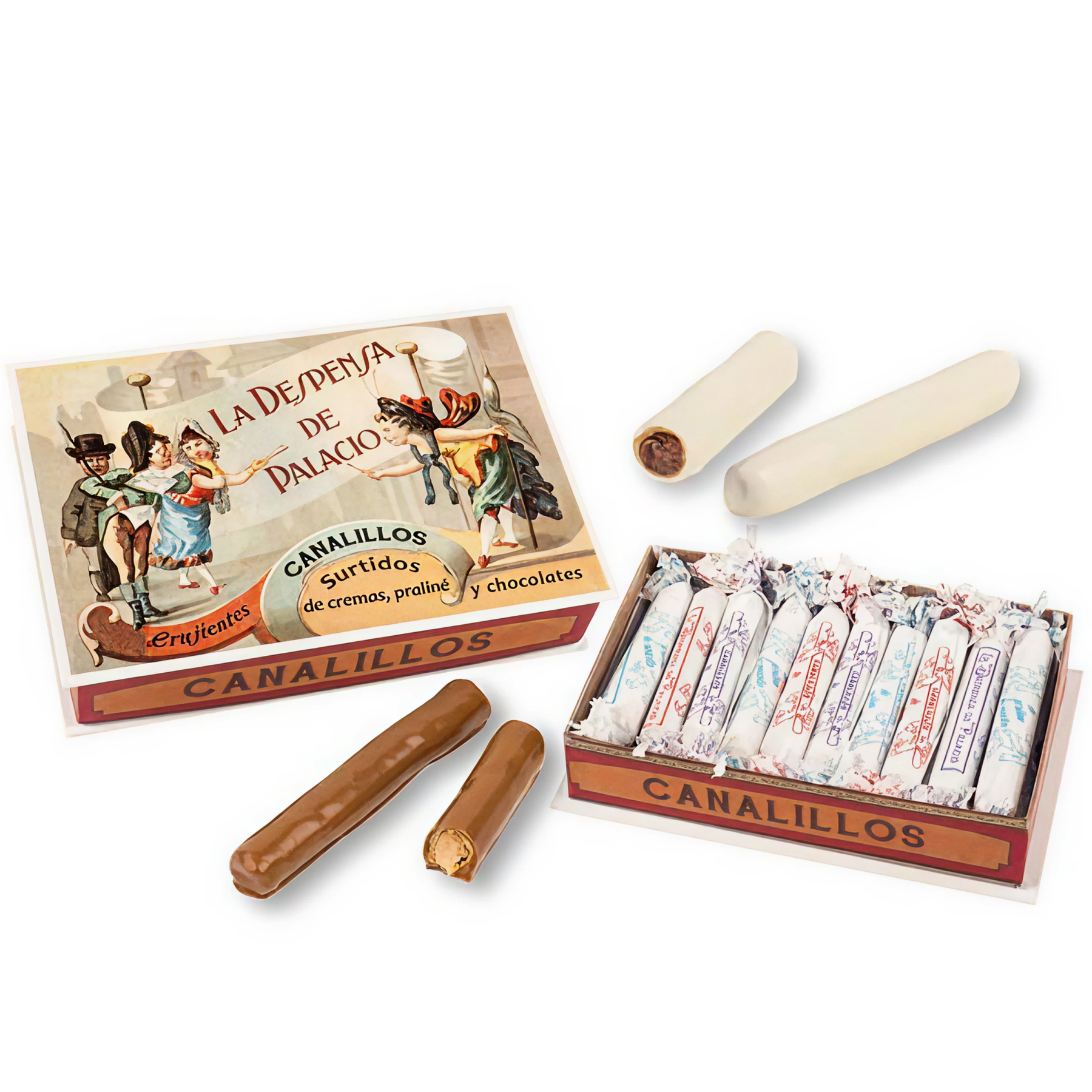 Трубочки вафельные с кремовой начинкой в шоколаде весовые