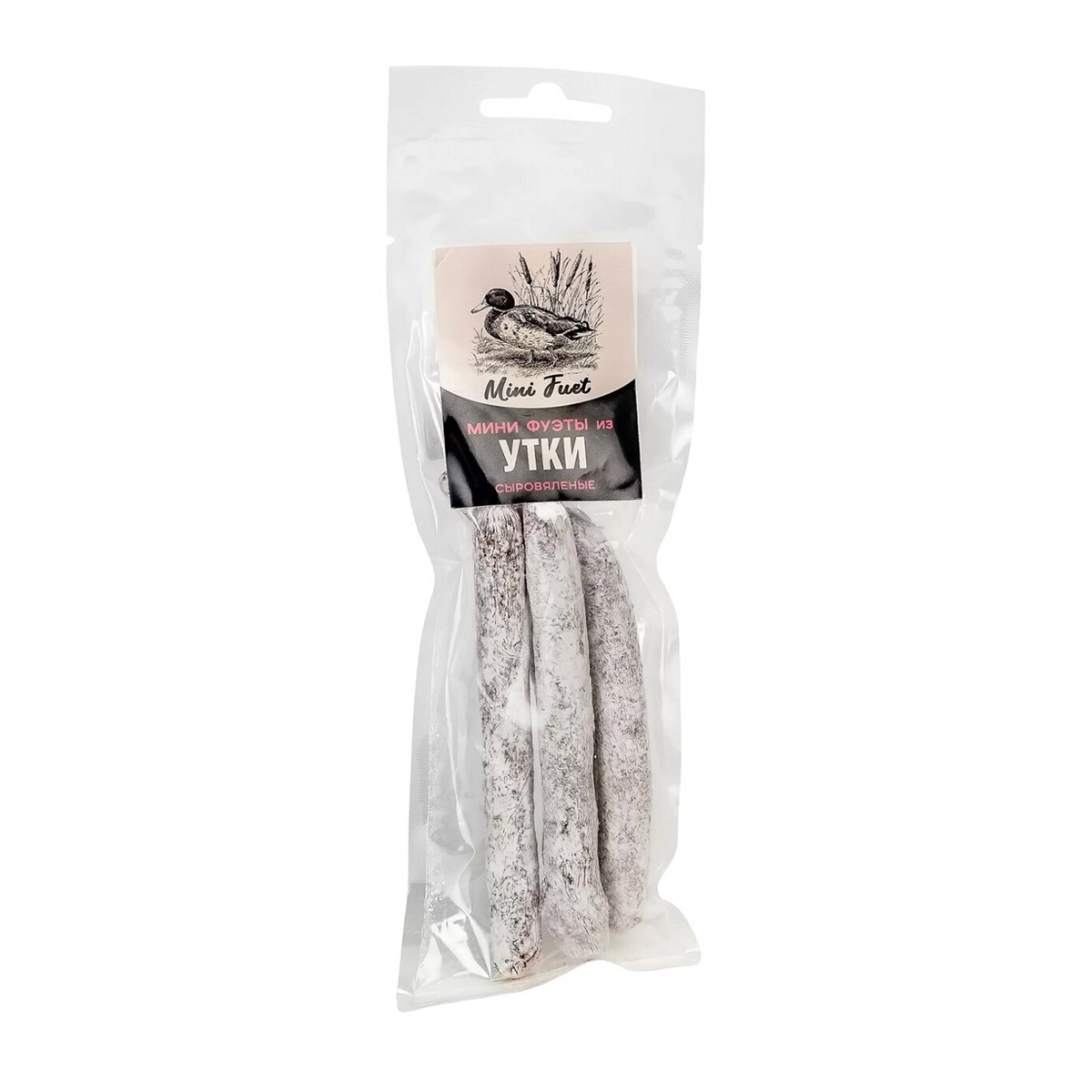 Фуэт мини колбаски Охота из утки сыровяленые