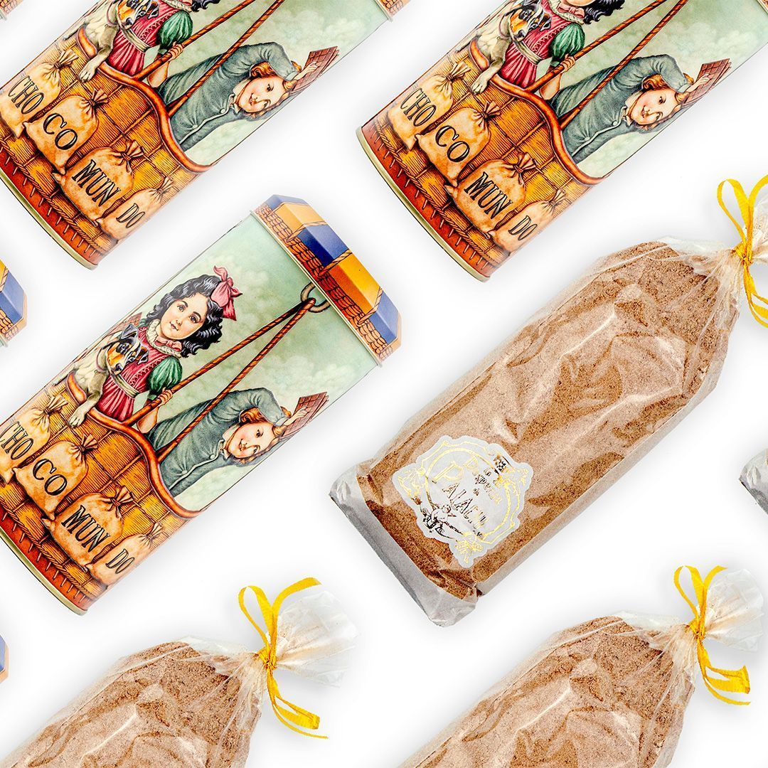 Шоколадный порошок для горячего шоколада (метал. коробка)