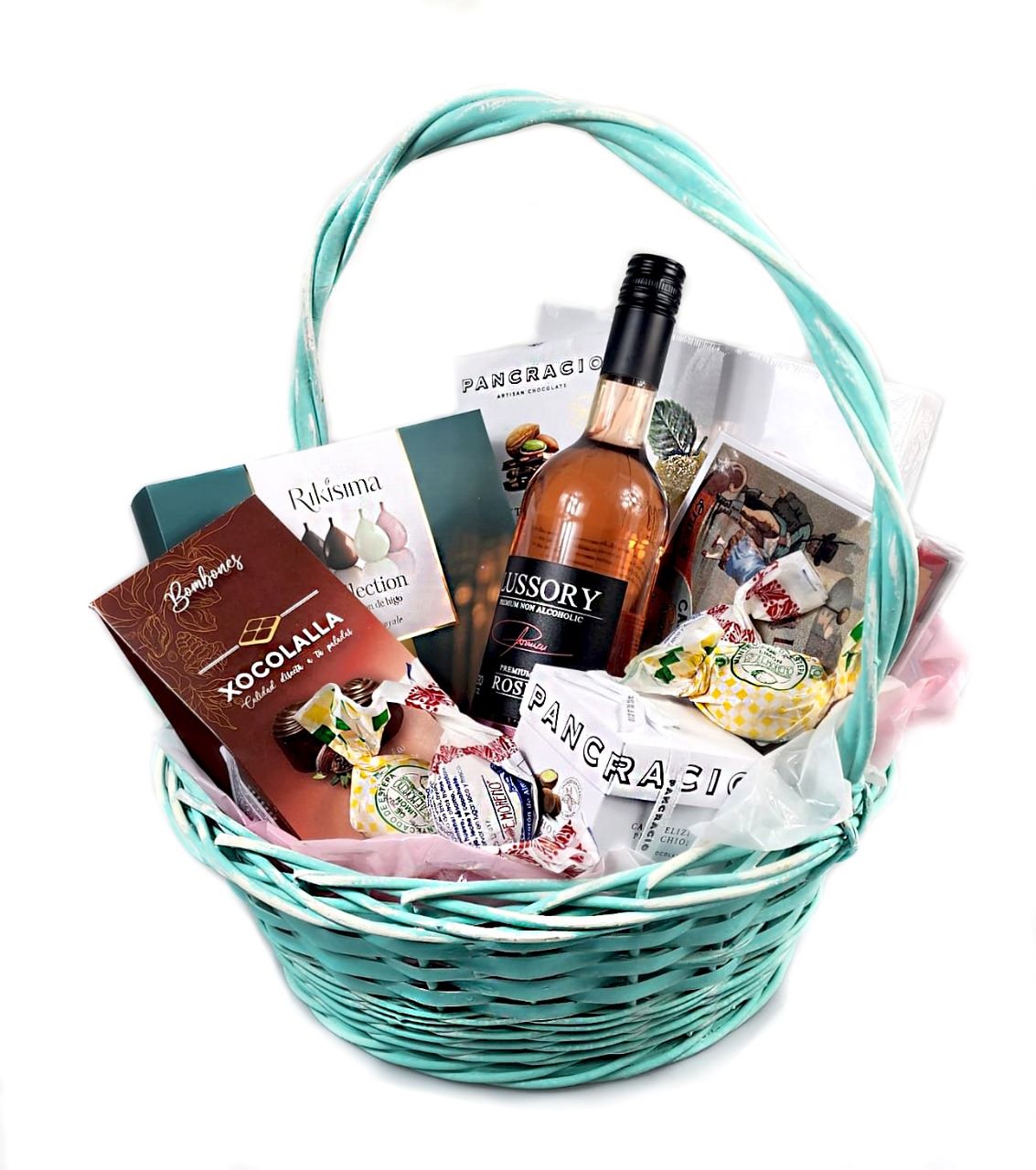 Подарочная корзина сладостей "Гурманский сет"