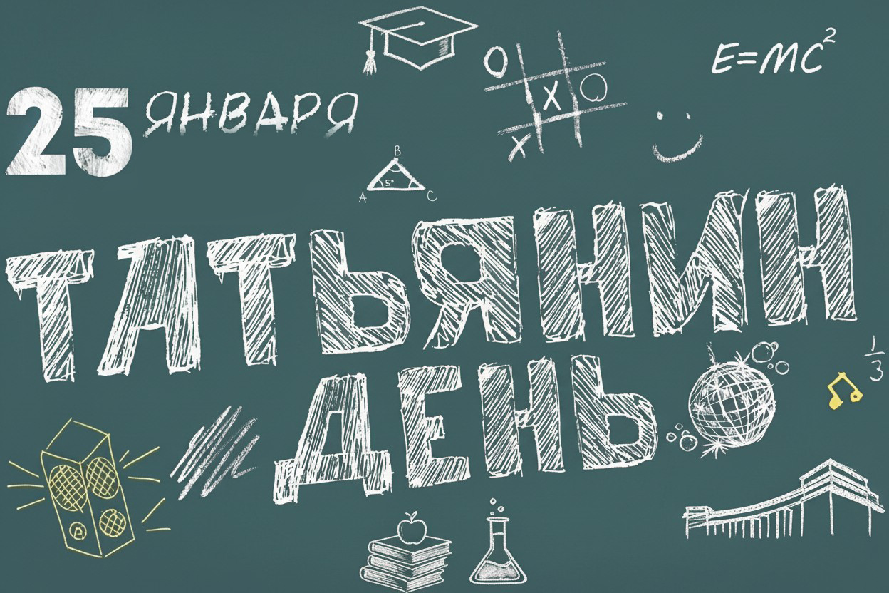 25 января - Татьянин день, День студента.