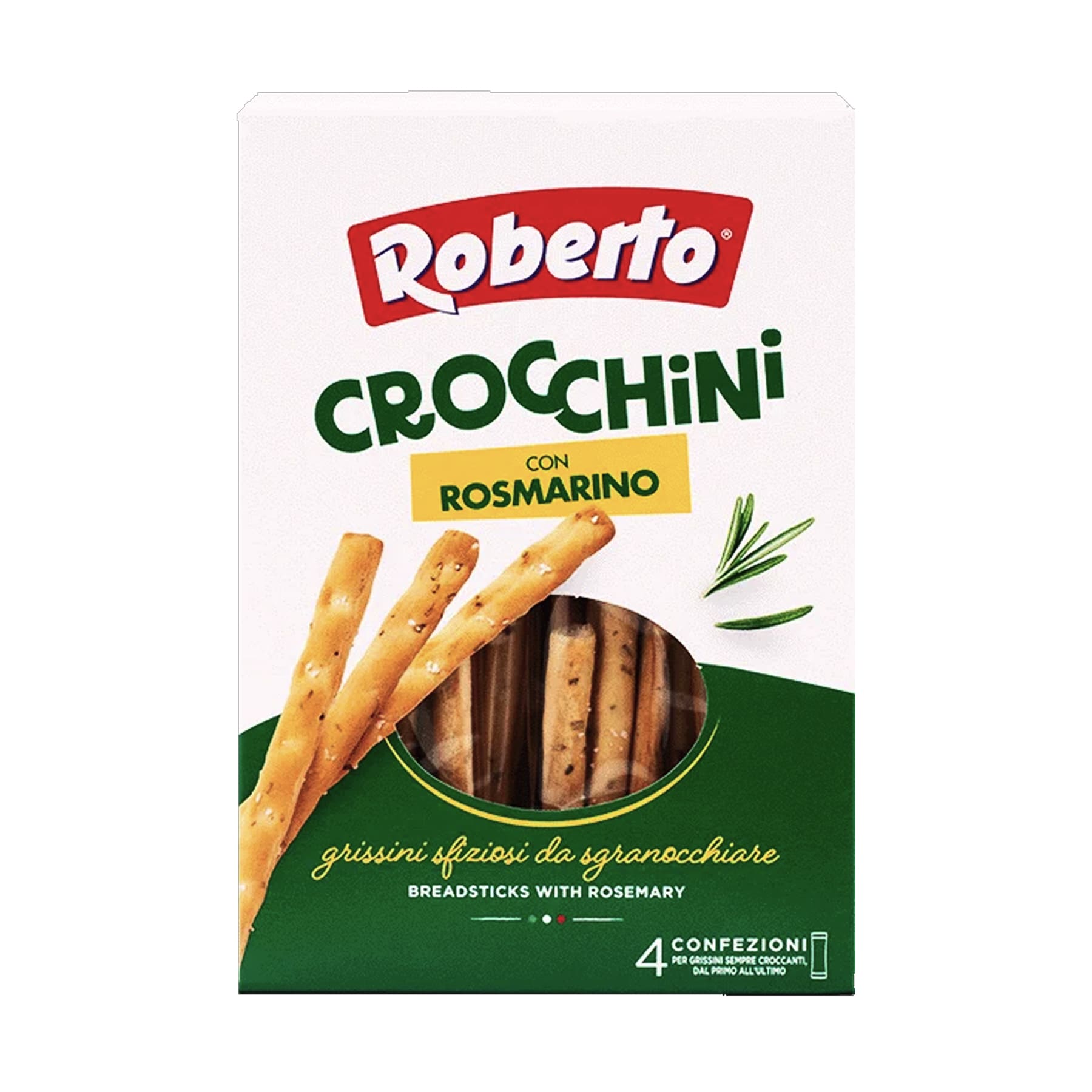 Палочки хлебные Гриссини Кроккини с розмарином Roberto