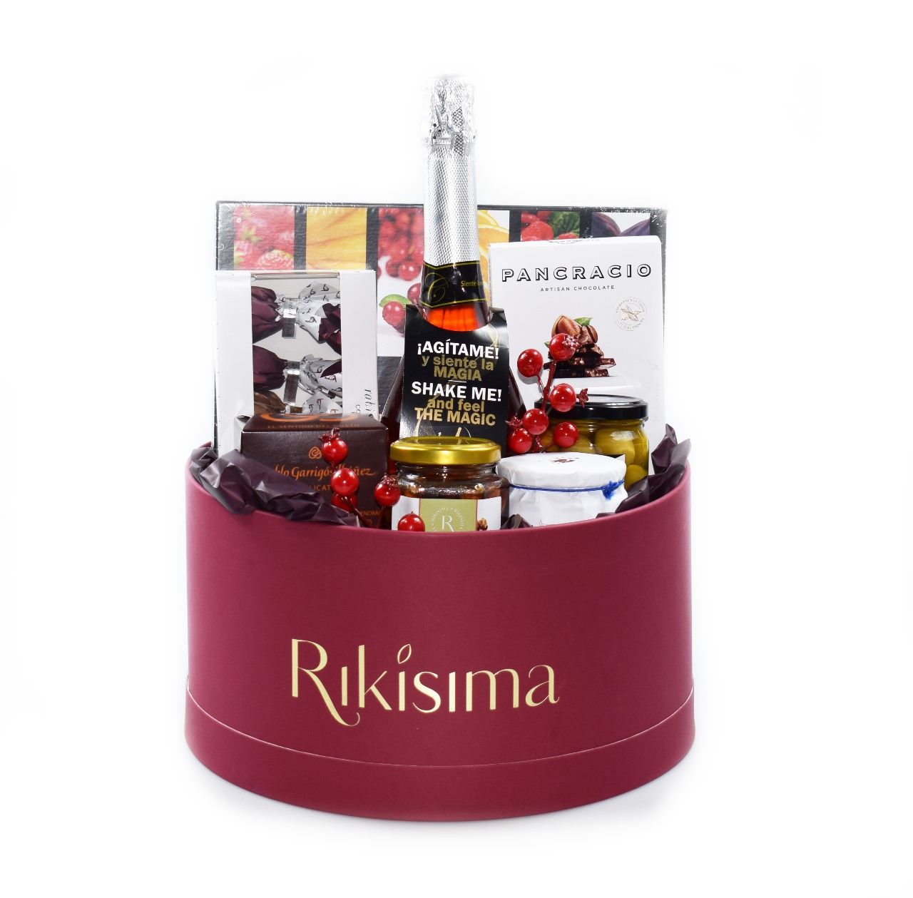 Подарочный набор деликатесный с вином 0% Клоудем