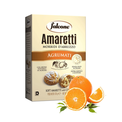 Печенье сдобное Амаретти мягкое с ароматом цитрусовых 