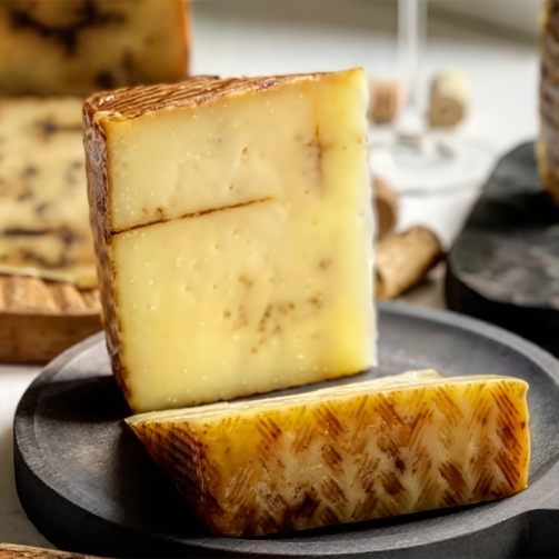 Сыр овечий с черными оливками 