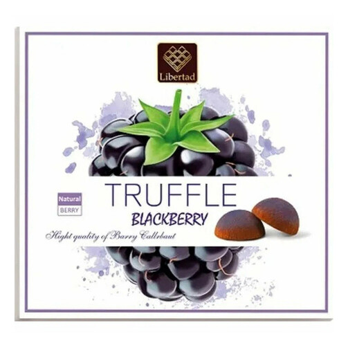 Трюфели в ежевичной обсыпке 