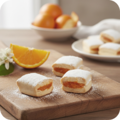 Испанский десерт Кортадито с апельсиновой начинкой  (арт. GAM33548)