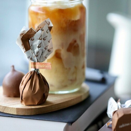 Конфеты Rabitos Royale Milk в молочном шоколаде с соленой карамелью 1 кг  (арт. RM01)