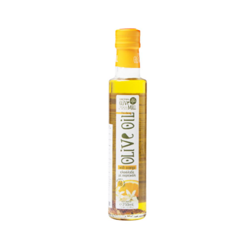Масло оливковое нерафинир. EV с апельсином CRETAN MILL  (арт. ЭЛД-0591)