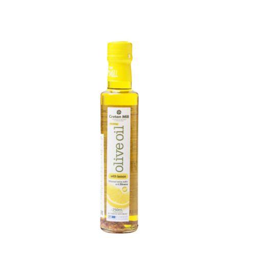 Масло оливковое нерафинированное высшего качества EV с лимоном CRETAN MILL  (арт. ЭЛД-0661)