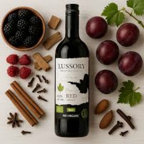Напиток безалкогольный Красный Мерло без алкоголя Био Органик Premium Red Merlot Bio  (арт. LUS1095)