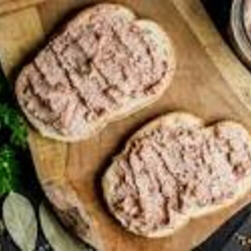 Паштет из кальмаров с тигровой креветкой 