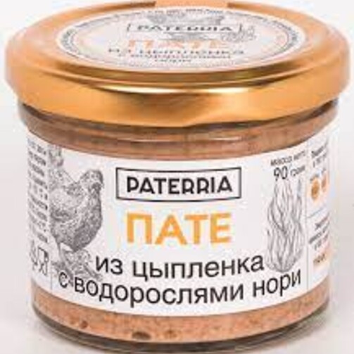 Пате из цыпленка с водорослями нори 