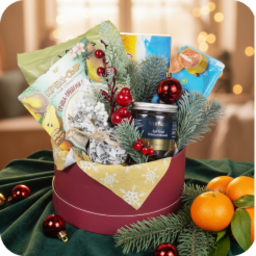 Новогодний подарочный набор "Гурманский сет"  (арт. RKM-208)