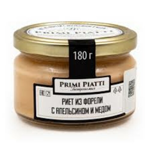 Риет из форели с апельсином и медом 
