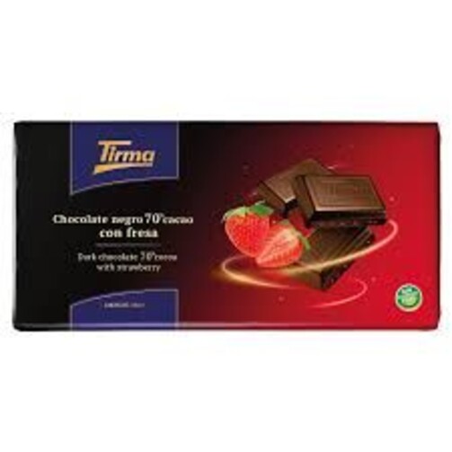 Шоколад тёмный Tirma 70% с клубникой  (арт. 022021)