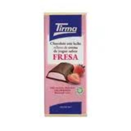 Шоколад молочный с клубнично-йогуртовой начинкой Tirma  (арт. 025008)