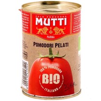 Томаты очищенные целые в томатном соке БИО Мутти