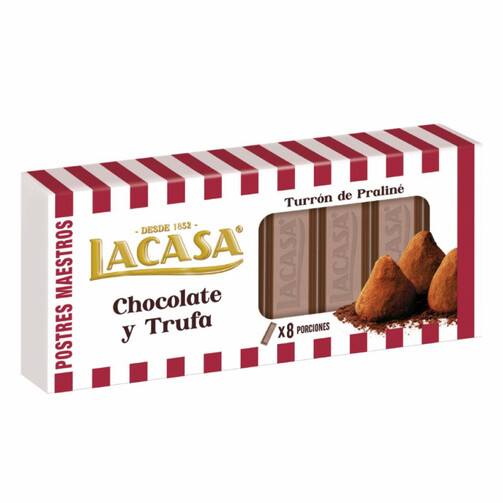 Трюфельная нуга с пралине в молочном шоколаде 225 г  (арт. LAC190104)